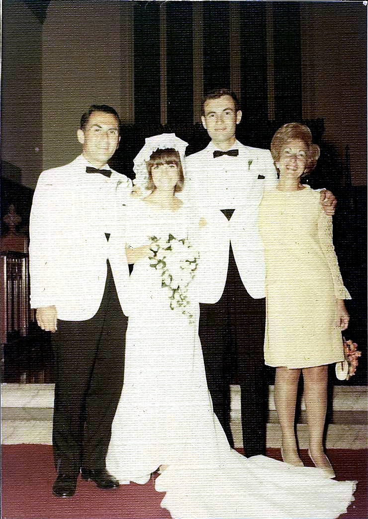 Herb Brownstein, Lindalee Wilson, Barry Brownstein, Sylvia Blumkin, 27 July 1968