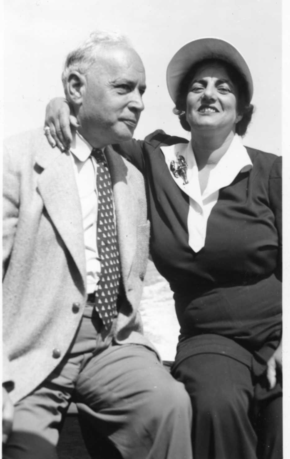 Sigmund and Hilda Livingston, Florida 1940