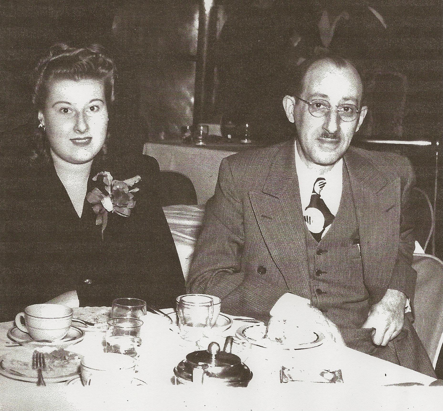 Jule Young and Sidney Young 1947