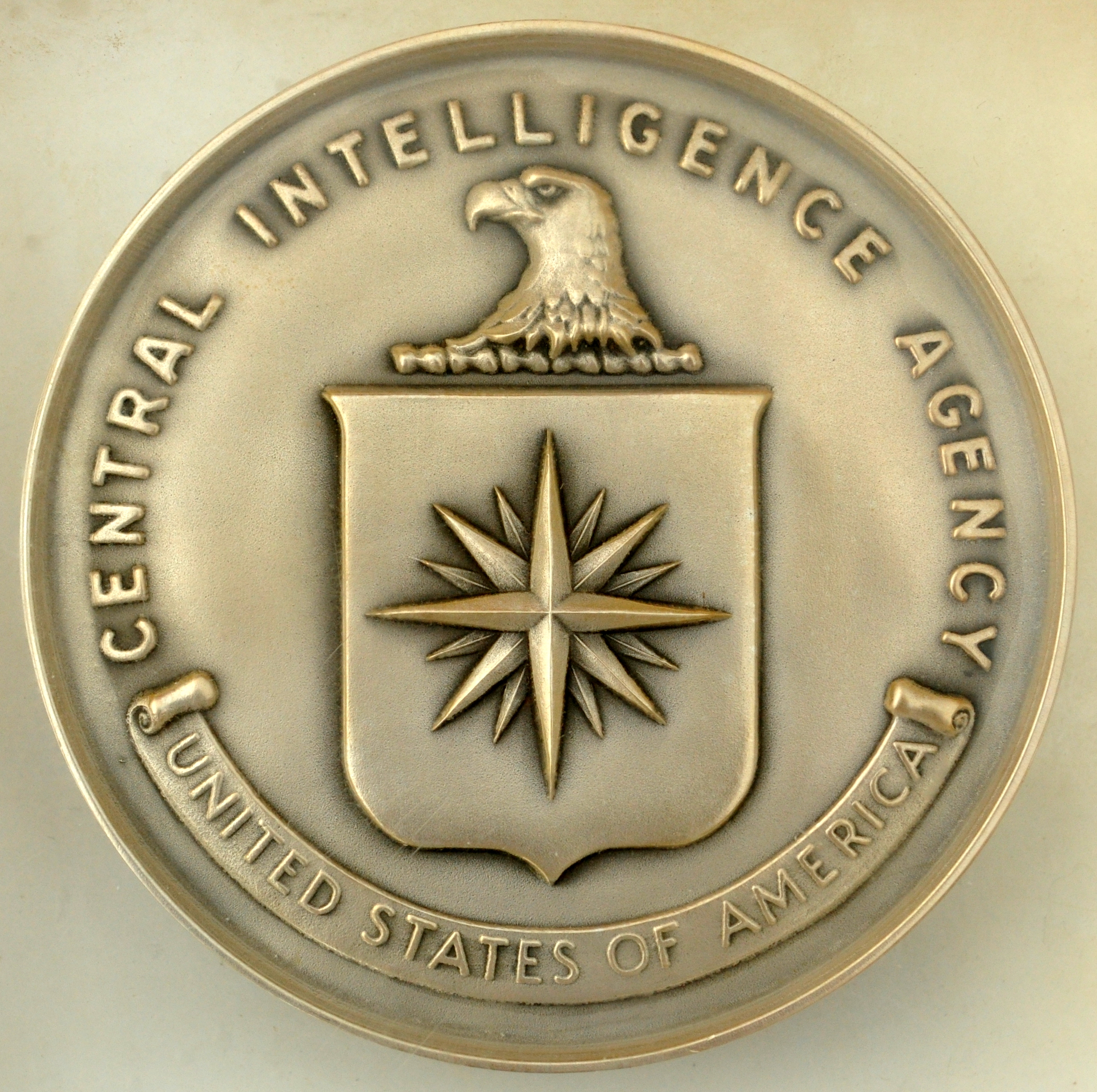John W. McConnell’s CIA medal (front)