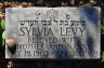Sylvia Levy headstone