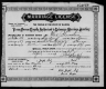 Max Bloomstein and Della Herzog marriage certificate, 15 April 1901